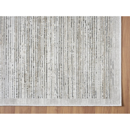 Ember Rug - EB2002 by Kalaty in grey. Made from polyester in a unique style.