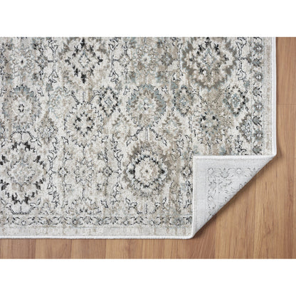 Ember Rug - EB2004 by Kalaty in grey. Made from polyester in a unique style.