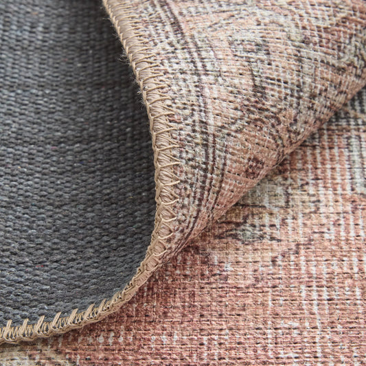 Percy Transitional Rug - 39ALF by Feizy in orange, brown, taupe. Made from polyester in a unique style.