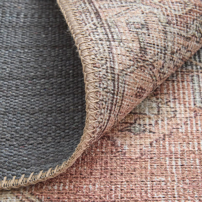 Percy Transitional Rug - 39ALF by Feizy in orange, brown, taupe. Made from polyester in a unique style.