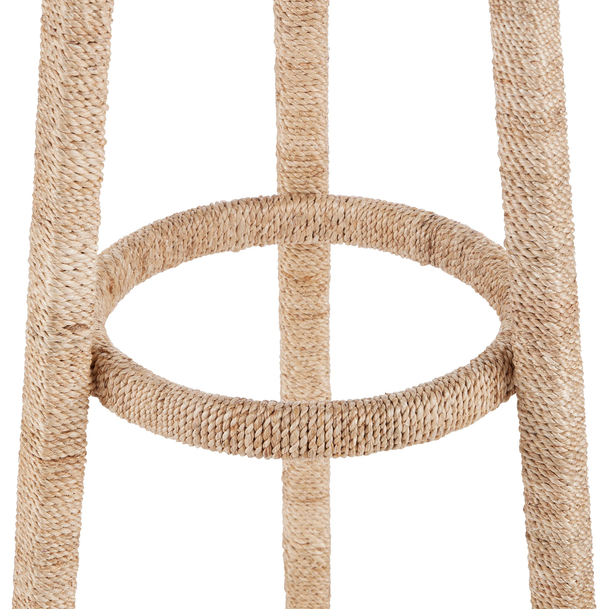 Rolo Coat Rack by Currey and Company. Made from abaca rope, wrought iron in a modern style.