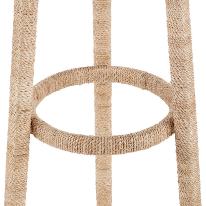 Rolo Coat Rack by Currey and Company. Made from abaca rope, wrought iron in a modern style.