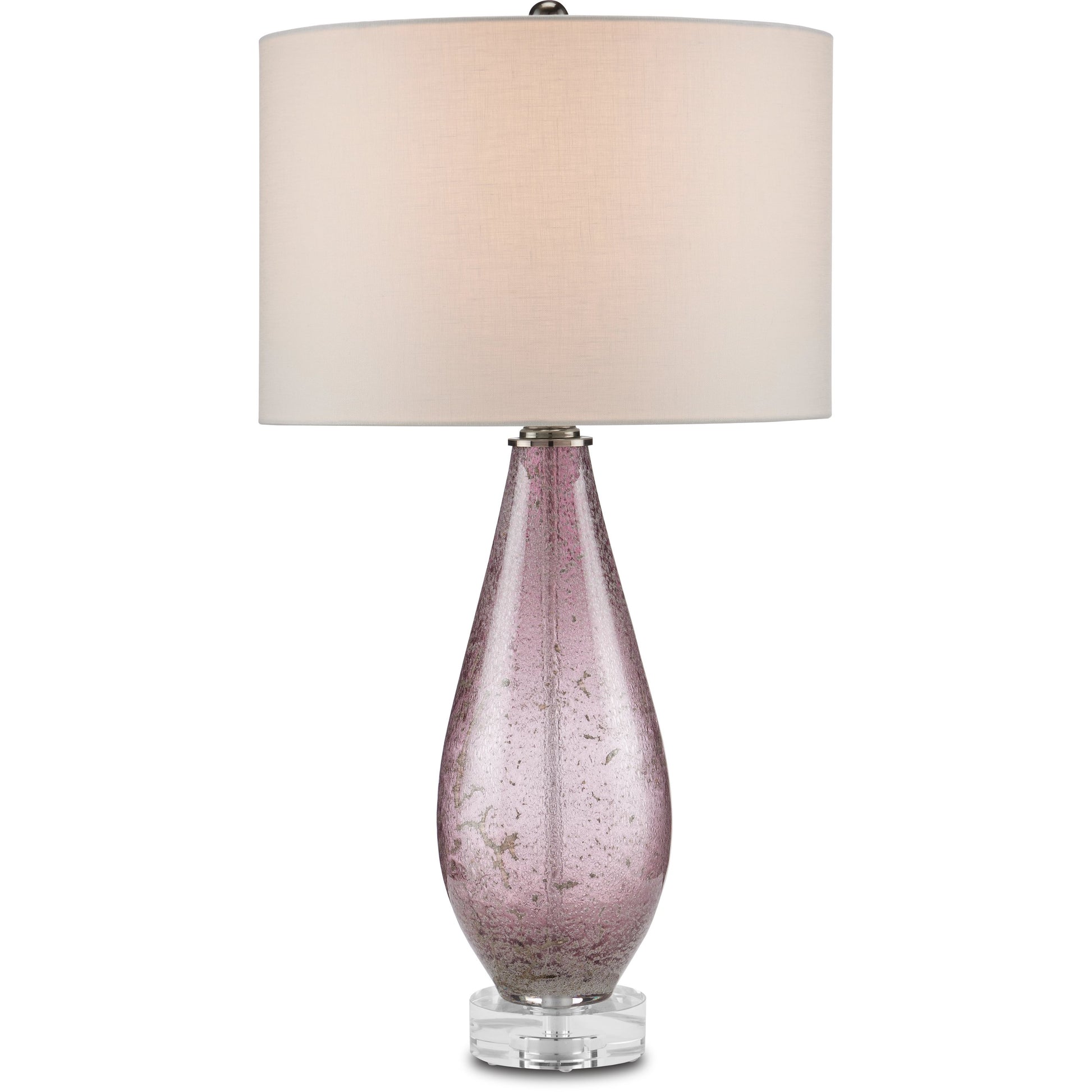 Optimist Table Lamp by Currey and Company. Made from glass, optic crystal in a traditional style.