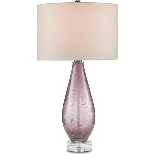 Optimist Table Lamp by Currey and Company. Made from glass, optic crystal in a traditional style.