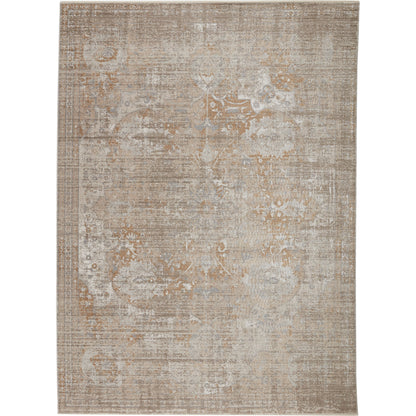 En Blanc EBC02 Rug by Jaipur Living in beige, white. Made from 70% shrink polyester, 30% viscose in a unique style.