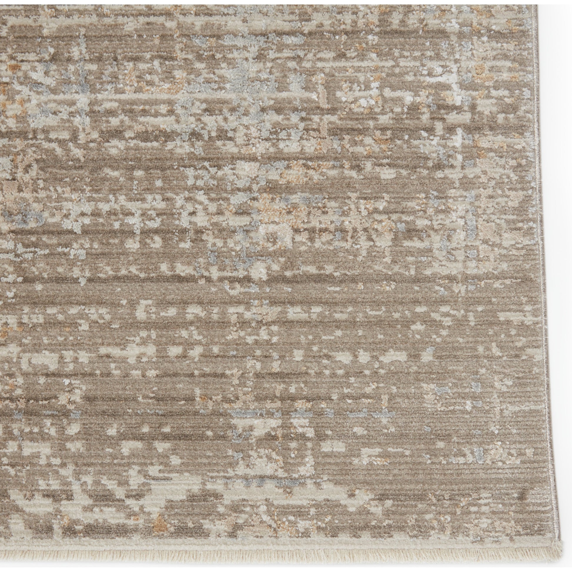 En Blanc EBC02 Rug by Jaipur Living in beige, white. Made from 70% shrink polyester, 30% viscose in a unique style.