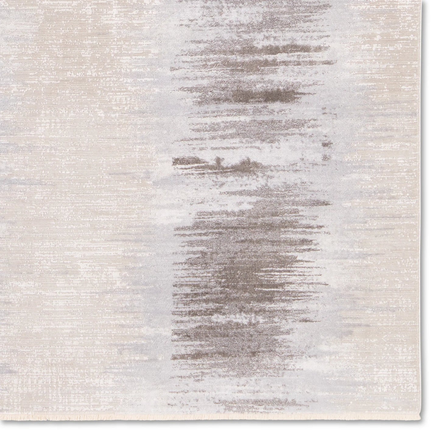 001 SI-2354327,SI-2354328,SI-2354329,SI-2354330,SI-2386063 | Closeup | En Blanc EBC13 Rug by Jaipur Living in light gray, taupe, white. Made from 70% viscose, 30% polyester in a unique style.