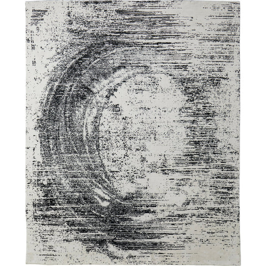 Coda Rug - 8928F by Feizy in black, white. Made from wool, viscose in a unique style.
