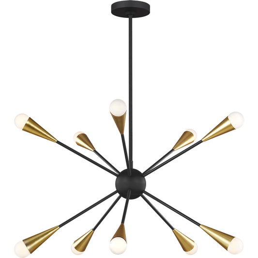 Jax Medium Chandelier by Visual Comfort & Co.. Made from steel in a unique style.