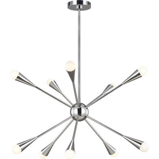 Jax Medium Chandelier by Visual Comfort & Co.. Made from steel in a unique style.