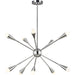 Jax Medium Chandelier by Visual Comfort & Co.. Made from steel in a modern style.