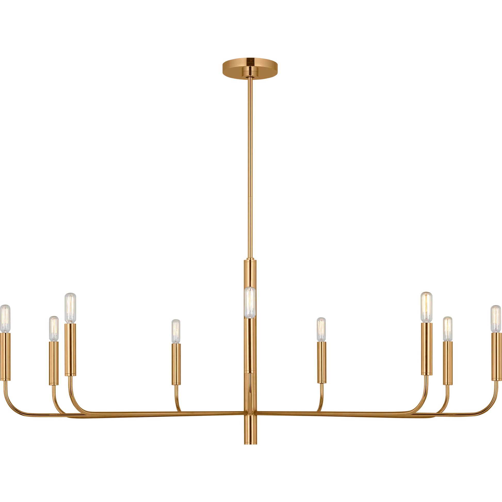 Brianna Wide Chandelier by Visual Comfort & Co.. Made from steel in a modern style.
