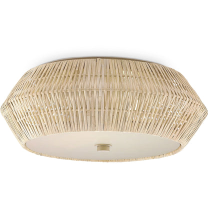 Antibes Flush Mount by Currey and Company. Made from unique in a coastal style.