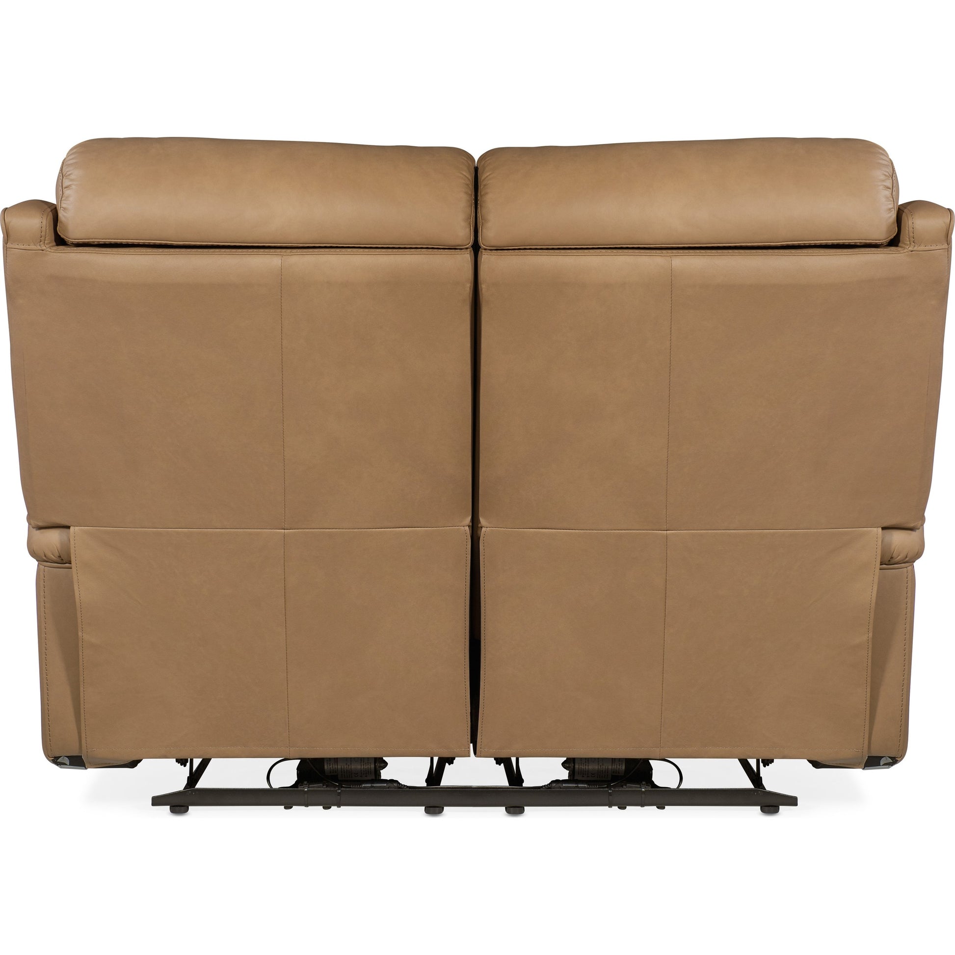 Rhea Zero Gravity Power Loveseat by Hooker Furniture. Made from leather in a traditional style.