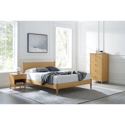 Ria Platform Bed by Greenington in caramelized. Made from solid moso bamboo in a modern style.