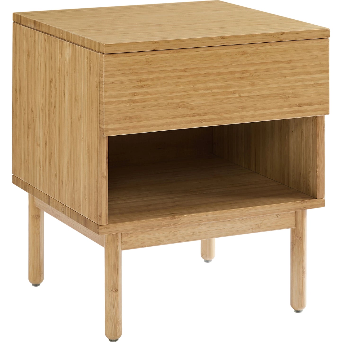 001 SR-851329 | Primary Silo | Ria Nightstand by Greenington in caramelized. Made from moso bamboo in a modern style.