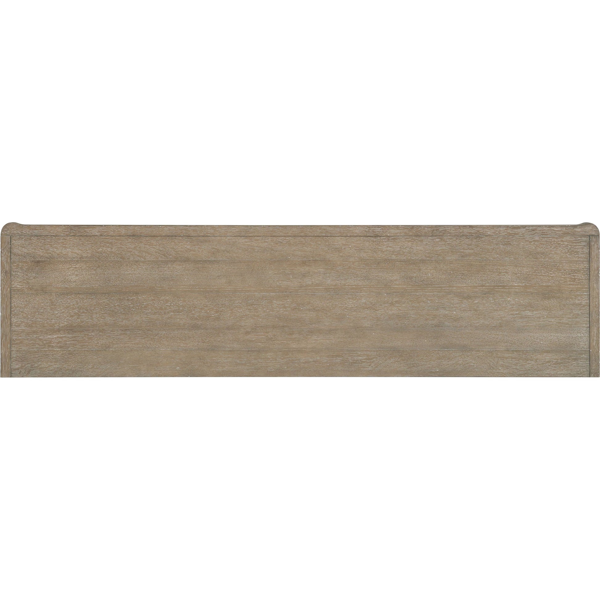 Reforma Credenza by A.R.T. Furniture in tapenade, gunmetal. Made from parawood solids, random match flaky oak veneers, metal in a traditional style.