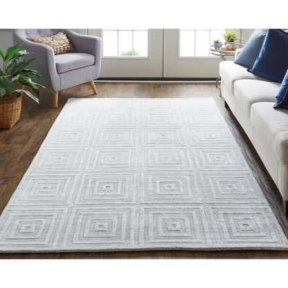 Redford Transitional Solid Rug - 8670F by Feizy. Made from 70% viscose, 30% wool in a unique style.