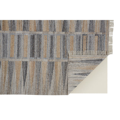 Beckett Moroccan Mosaic Rug - 0817F by Feizy in gray, beige. Made from pet in a unique style.