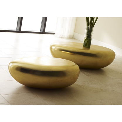 River Stone Coffee Table by Phillips Collection. Made from resin in a modern style.