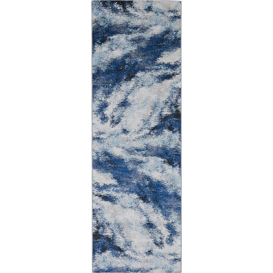 Edgemont Rug - 39ITF by Feizy in blue, ivory. Made from polypropylene, polyester in a unique style.