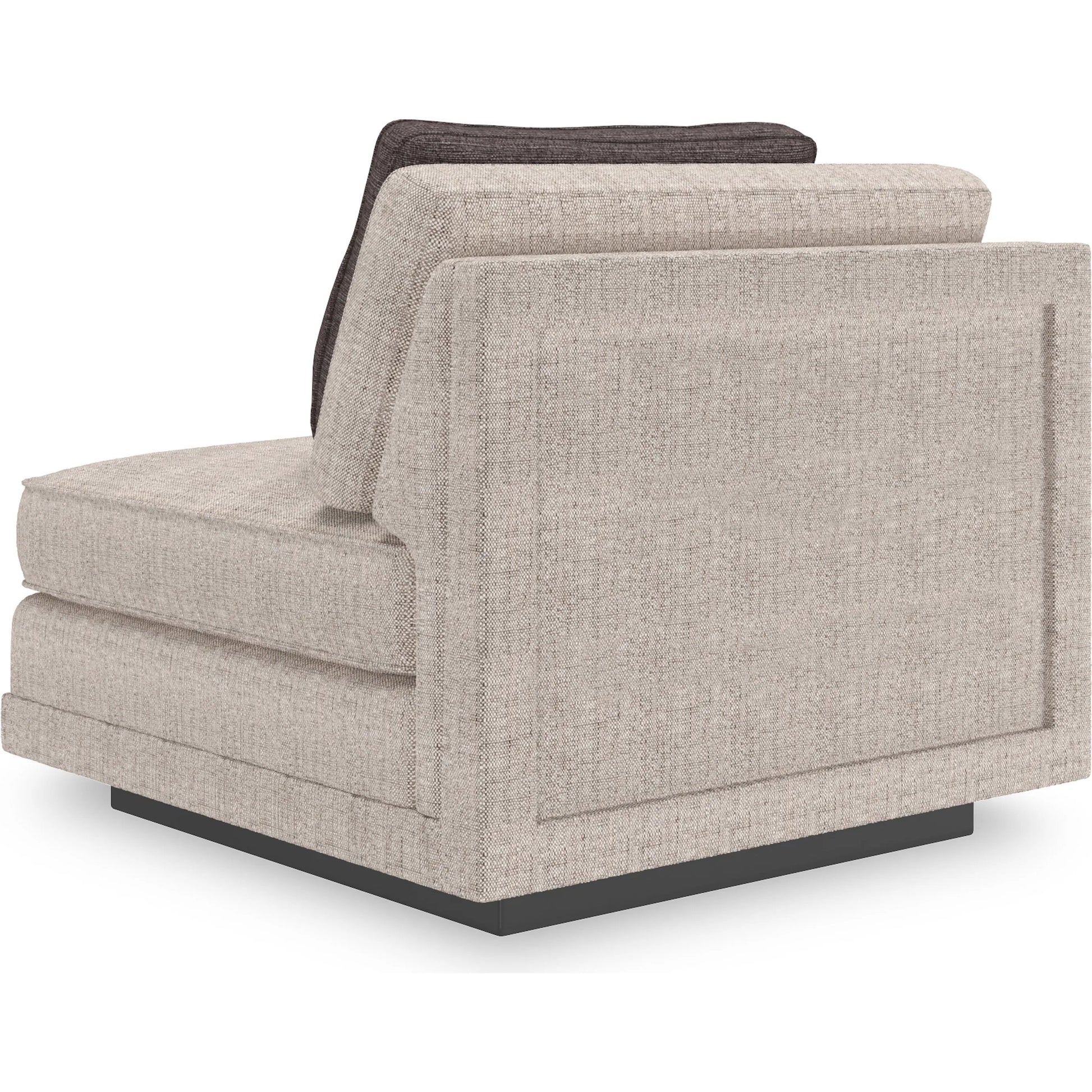 Fusion Armless Chair by Caracole in simply black. Made from birch in a modern style.