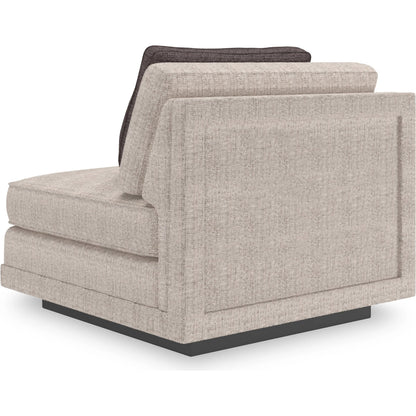 Fusion Armless Chair by Caracole in simply black. Made from birch in a modern style.