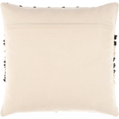 Edwina Pillow - 19449 by Surya in beige, black. Made from 100% cotton in a eclectic & global style.