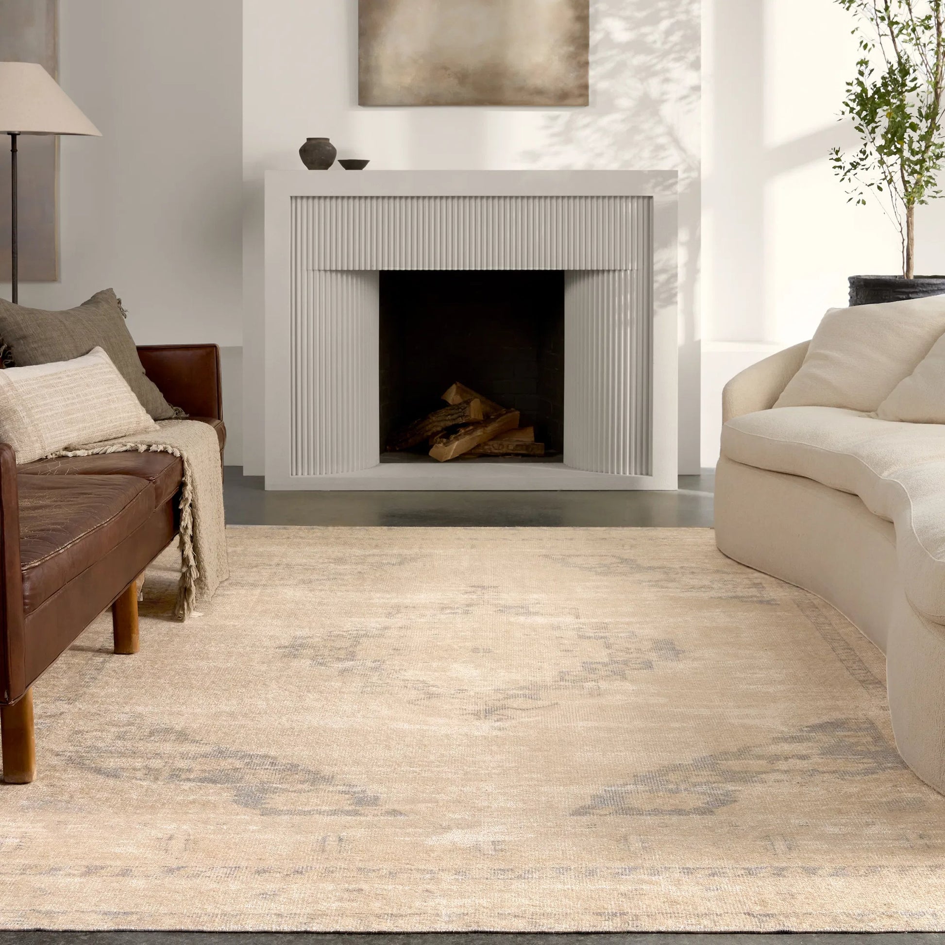 Edage Sibit EDA02 Rug by Vibe by Jaipur Living in tan, slate. Made from 70% jute, 30% polyester in a unique style.