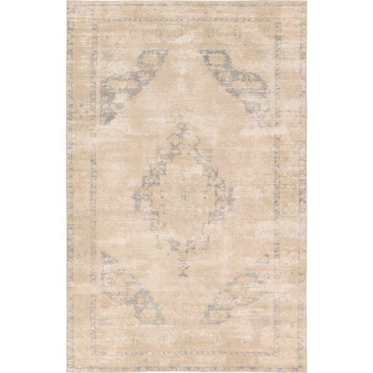 Edage EDA02 Rug by Jaipur Living in tan, slate. Made from 70% jute, 30% polyester in a unique style.
