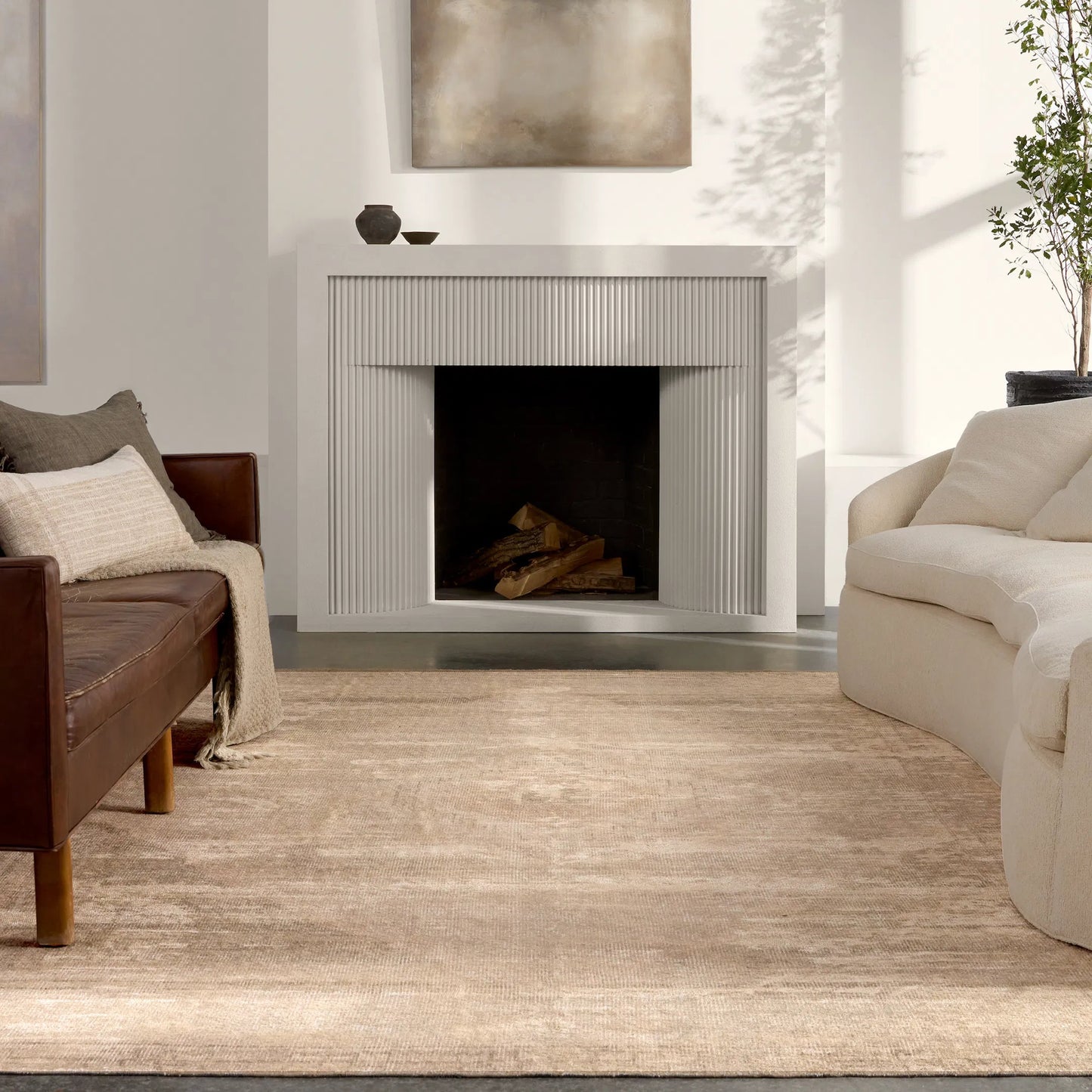 007 SI-2123502,SI-2123503,SI-2123504,SI-2123505,SI-2123506,SI-2123507,SI-2386066 | Lifestyle | Edage EDA03 Rug by Jaipur Living in tan, green. Made from 70% jute, 30% polyester in a unique style.