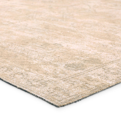 Edage Tegona EDA04 Rug by Vibe by Jaipur Living in tan, cream. Made from 70% jute, 30% polyester in a unique style.