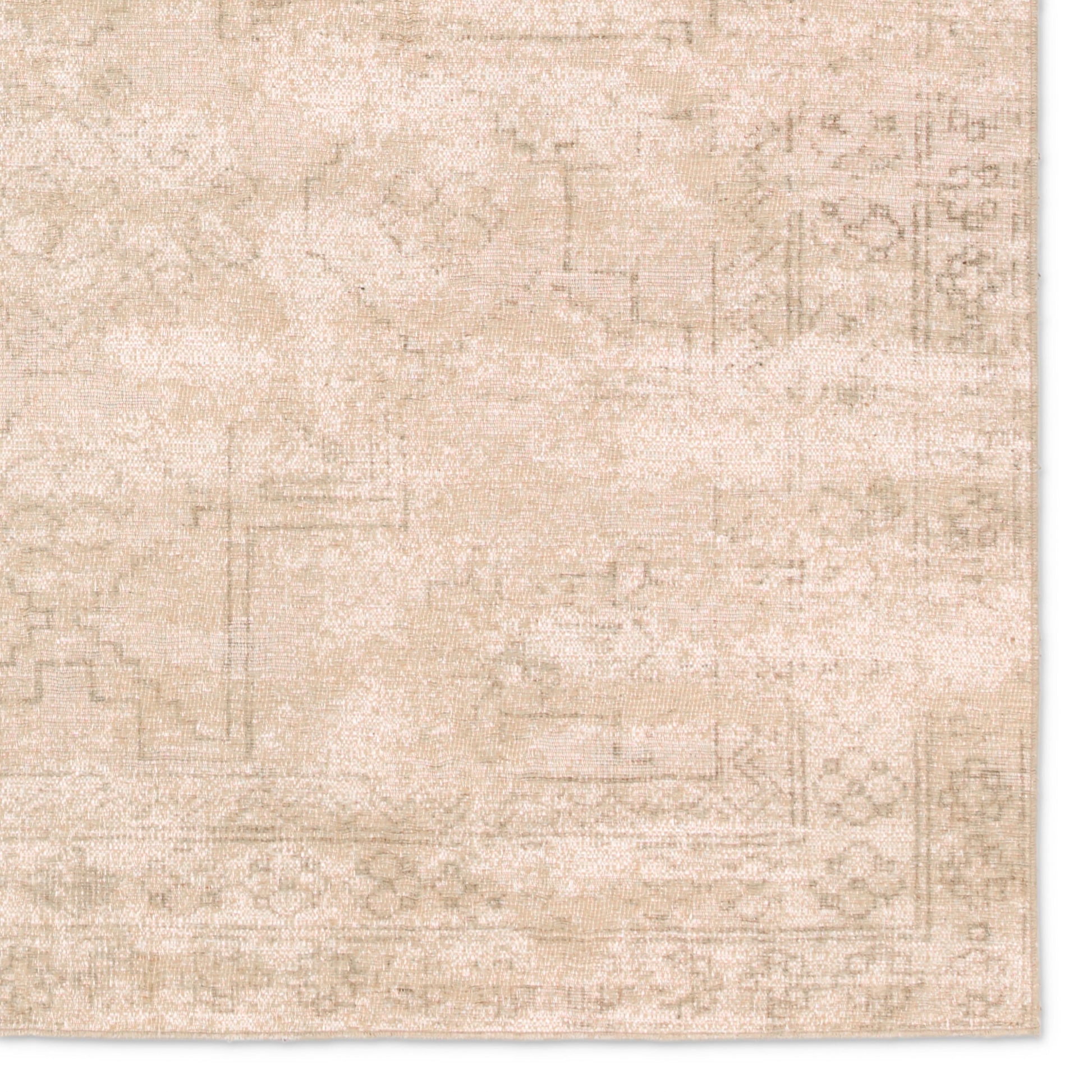 Edage EDA04 Rug by Jaipur Living in tan, cream. Made from 70% jute, 30% polyester in a unique style.