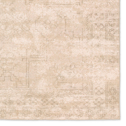 Edage EDA04 Rug by Jaipur Living in tan, cream. Made from 70% jute, 30% polyester in a unique style.
