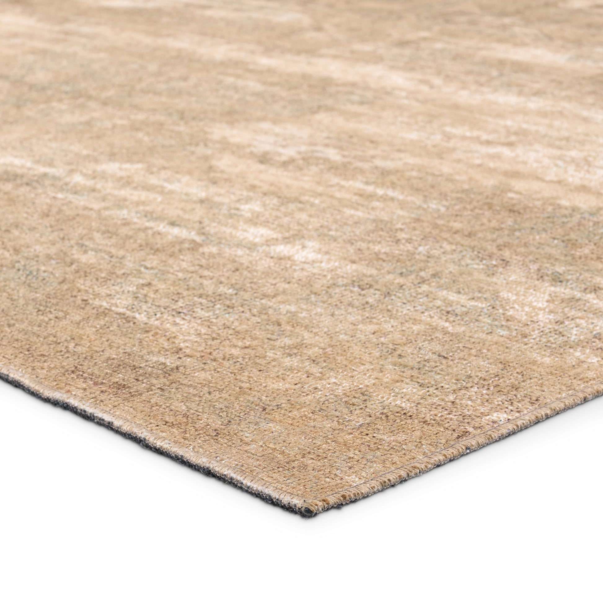 Edage Leshni EDA05 Rug by Vibe by Jaipur Living in tan, sage. Made from 70% jute, 30% polyester in a unique style.