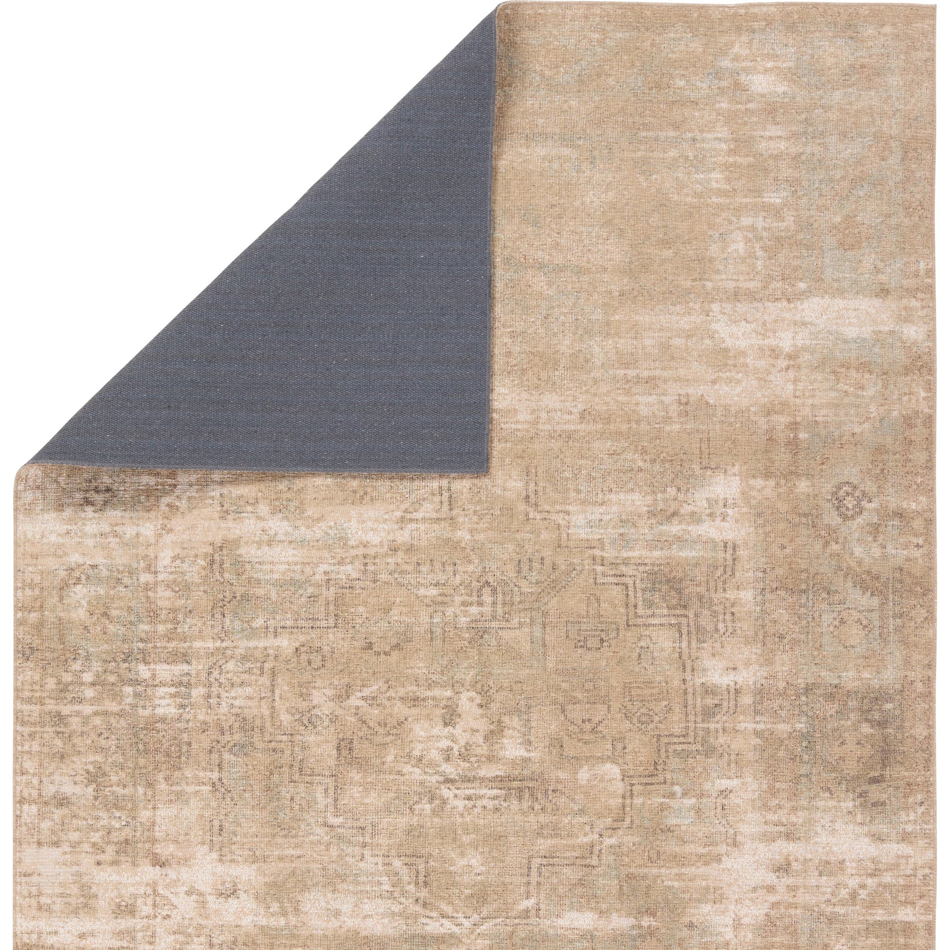 Edage Leshni EDA05 Rug by Vibe by Jaipur Living in tan, sage. Made from 70% jute, 30% polyester in a unique style.