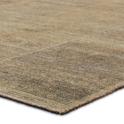 Edage EDA06 Rug by Jaipur Living in green, brown. Made from 70% jute, 30% polyester in a unique style.