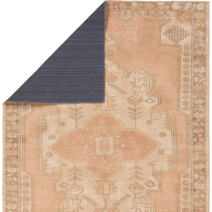 Edage EDA07 Rug by Jaipur Living in tan, sage, dark brown, cream. Made from 70% jute, 30% polyester in a unique style.