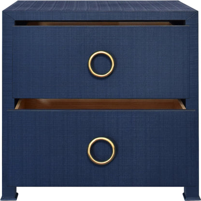 Edelman Two Drawer Side Table by Worlds Away. Made from unique in a unique style.