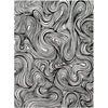 Ivory, Black / 2'7" x 7'3"