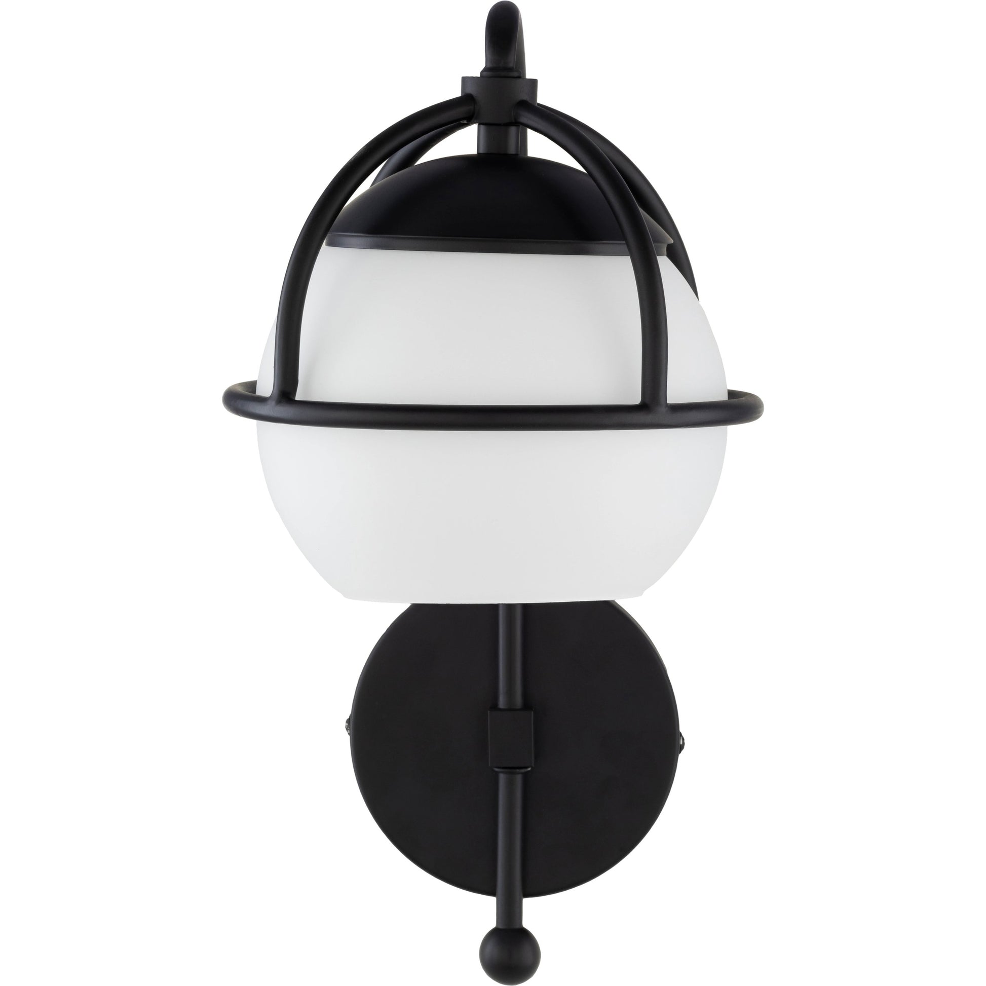 Edmund - 18887 by Surya in white frosted powder coated glass. Made from fixture: metal, glass in a traditional style.
