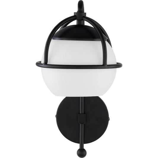 Edmund - 18887 by Surya in white frosted powder coated glass. Made from fixture: metal, glass in a traditional style.