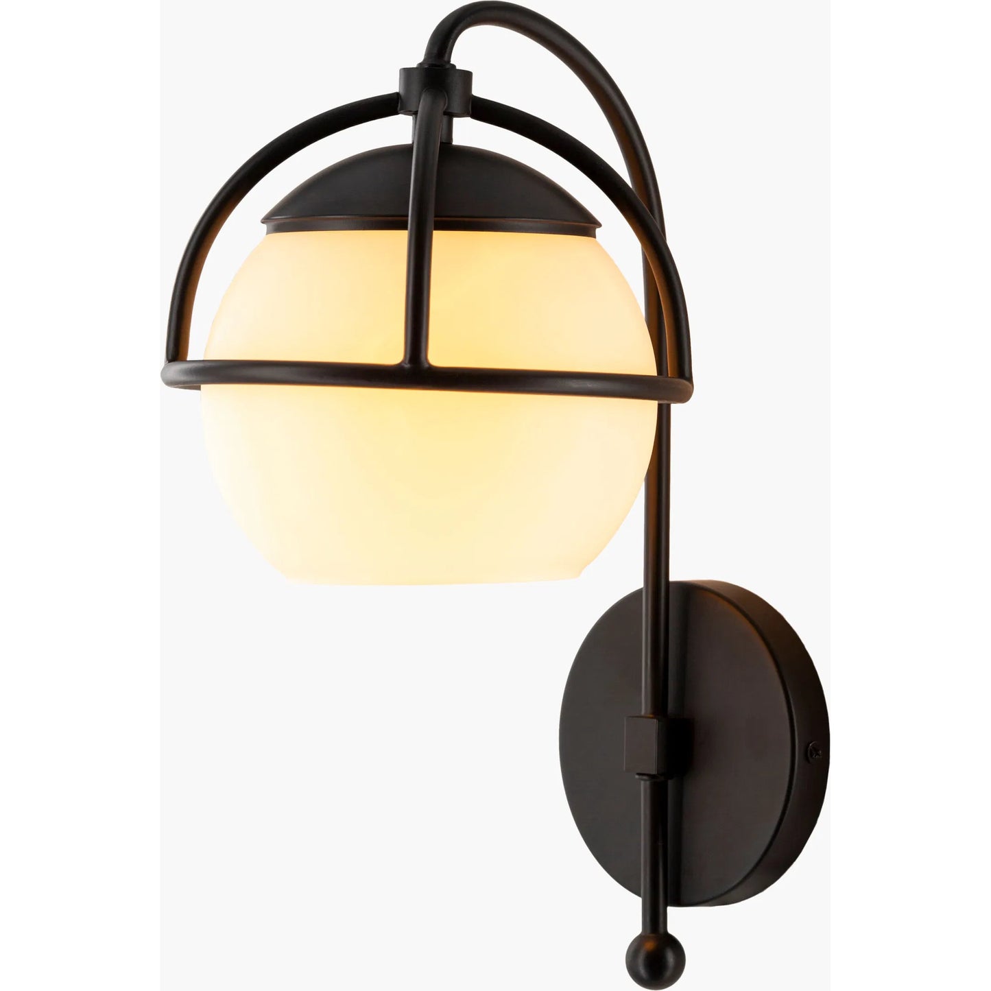 004 SI-2045934 | Additional Silo | Edmund - 18887 by Surya in white frosted powder coated glass. Made from fixture: metal, glass in a traditional style.