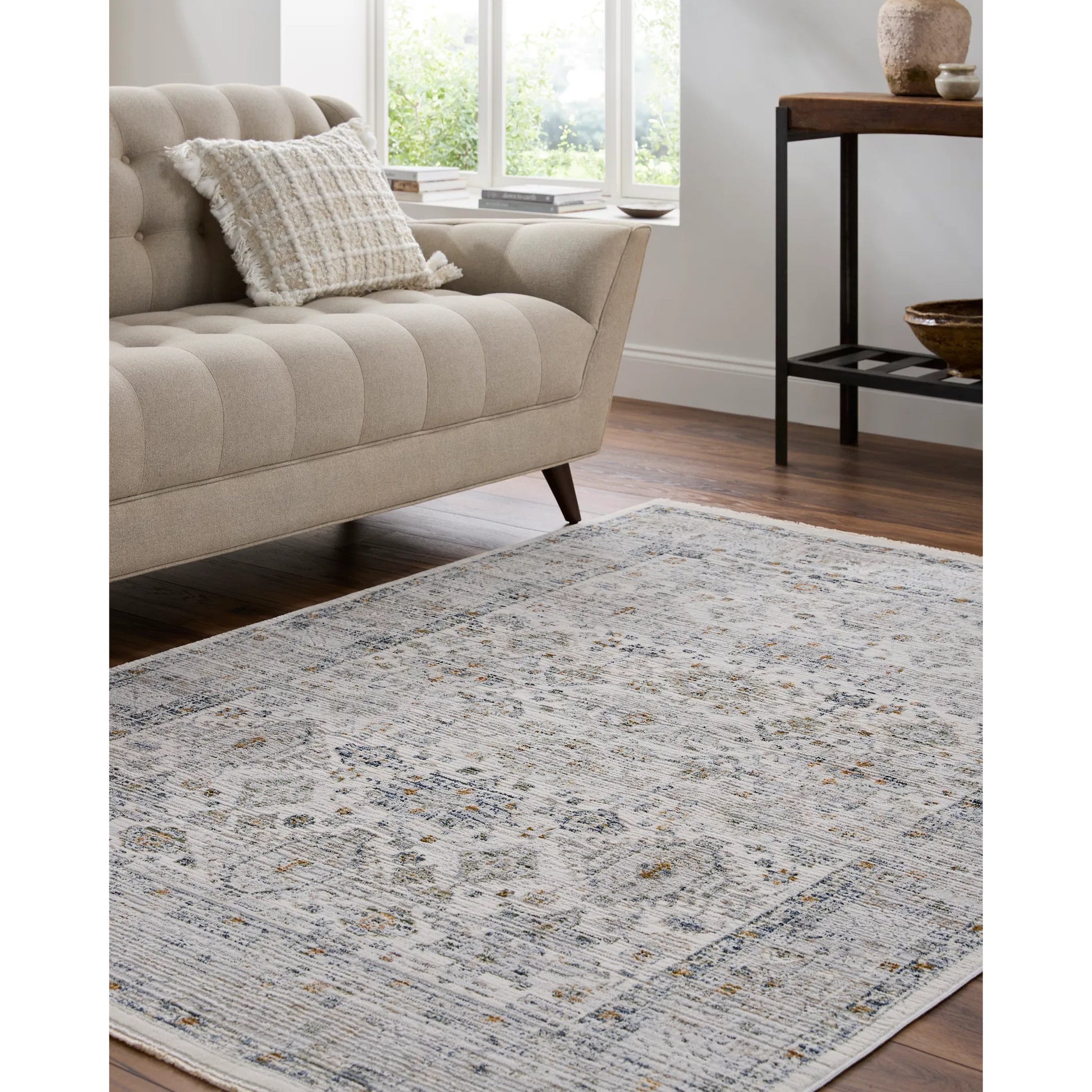 Edmonton EDO-2300 Rug by Livabliss. Made from face: 65% polypropylene, 35% polyester, warp: 100% jute in a unique style.
