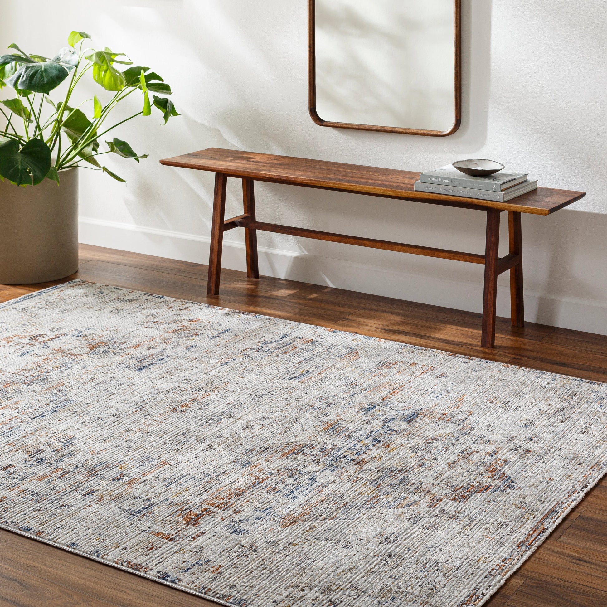 Edmonton EDO-2300 Rug by Livabliss. Made from face: 65% polypropylene, 35% polyester, warp: 100% jute in a unique style.