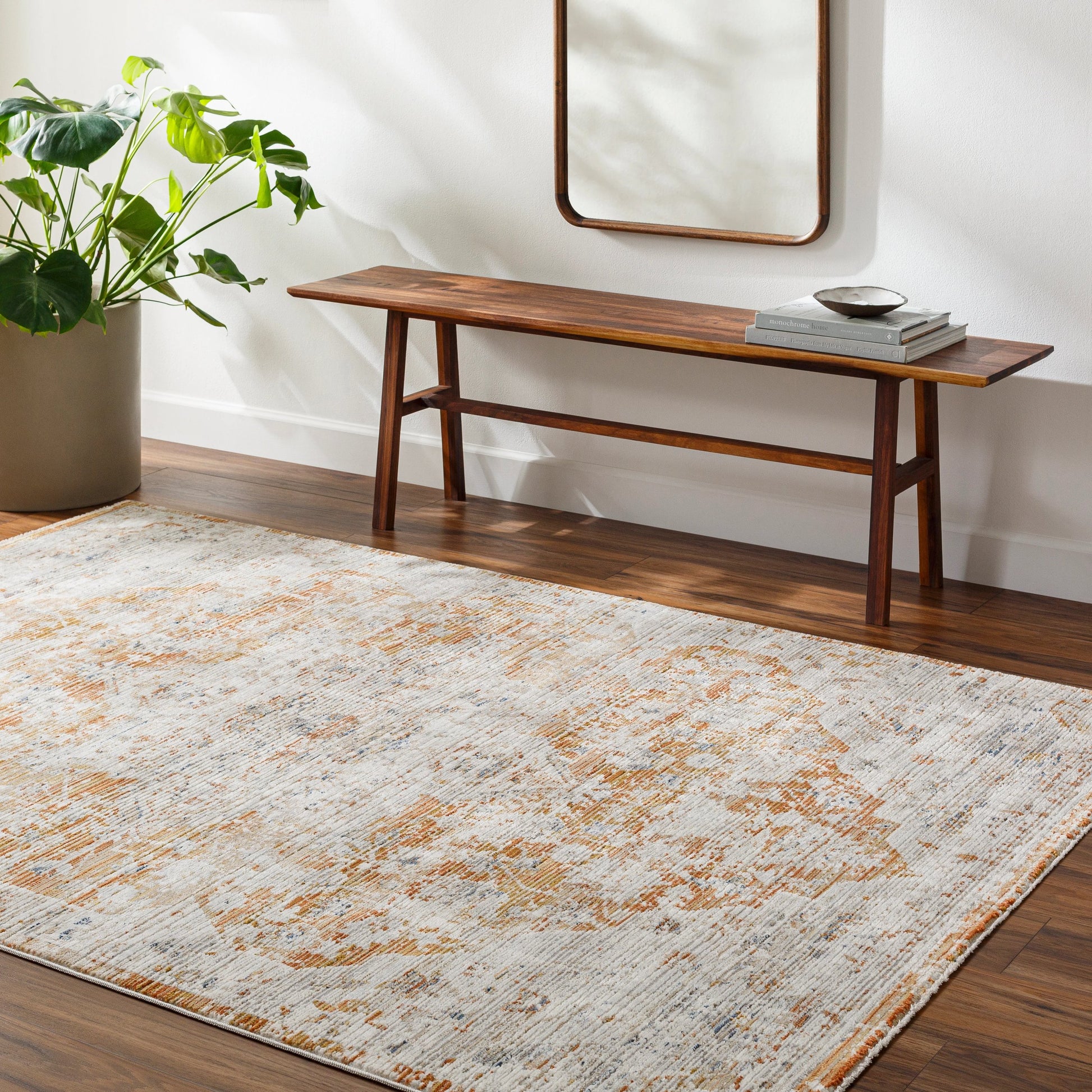 Edmonton EDO-2300 Rug by Livabliss. Made from face: 65% polypropylene, 35% polyester, warp: 100% jute in a unique style.