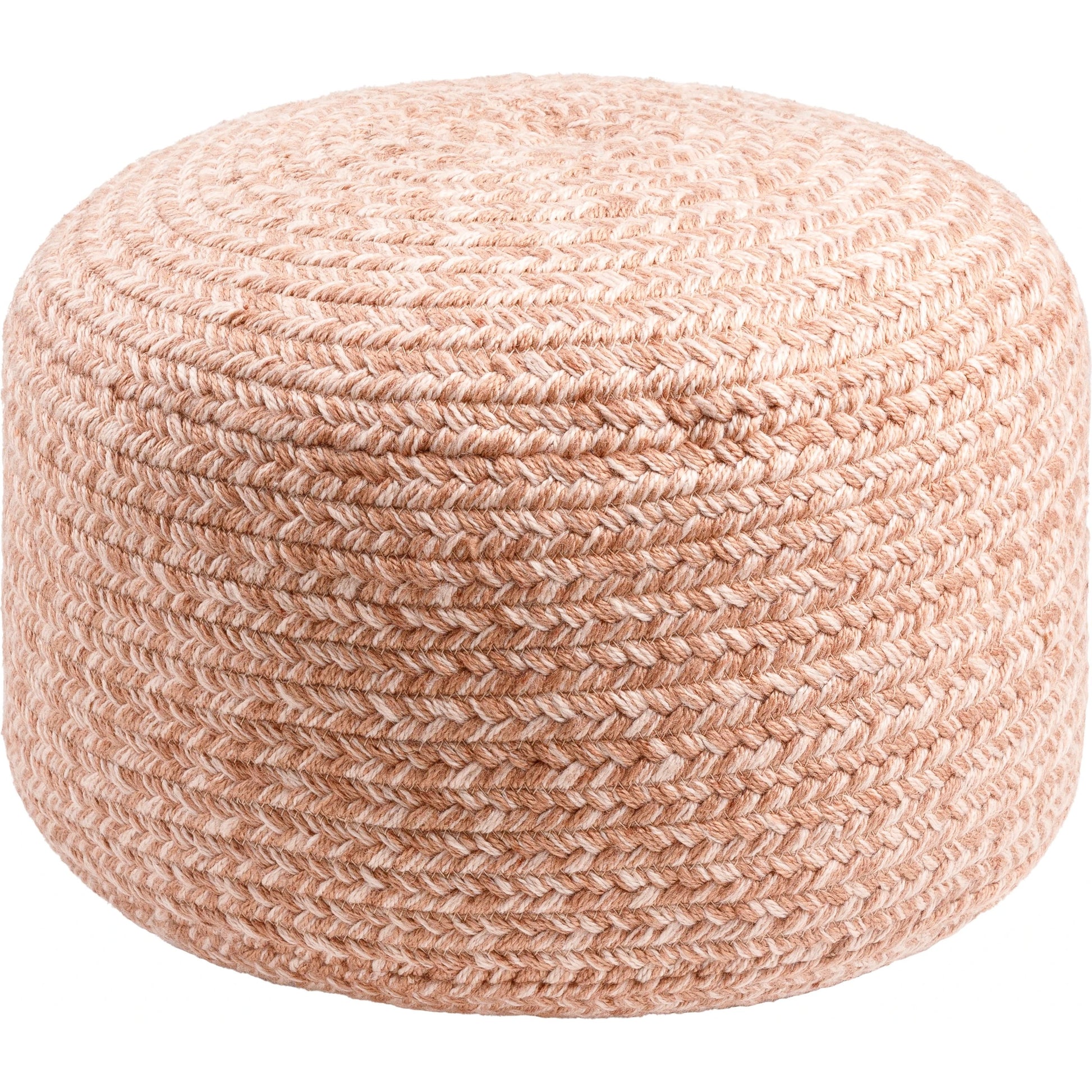 Entwined Indoor/Outdoor Throw by Livabliss. Made from top: 100% recycled pet yarn, bottom: 100% recycled pet yarn, fill: 96% polybeads, 4% polyester, polyfill in a cottage & farmhouse style.