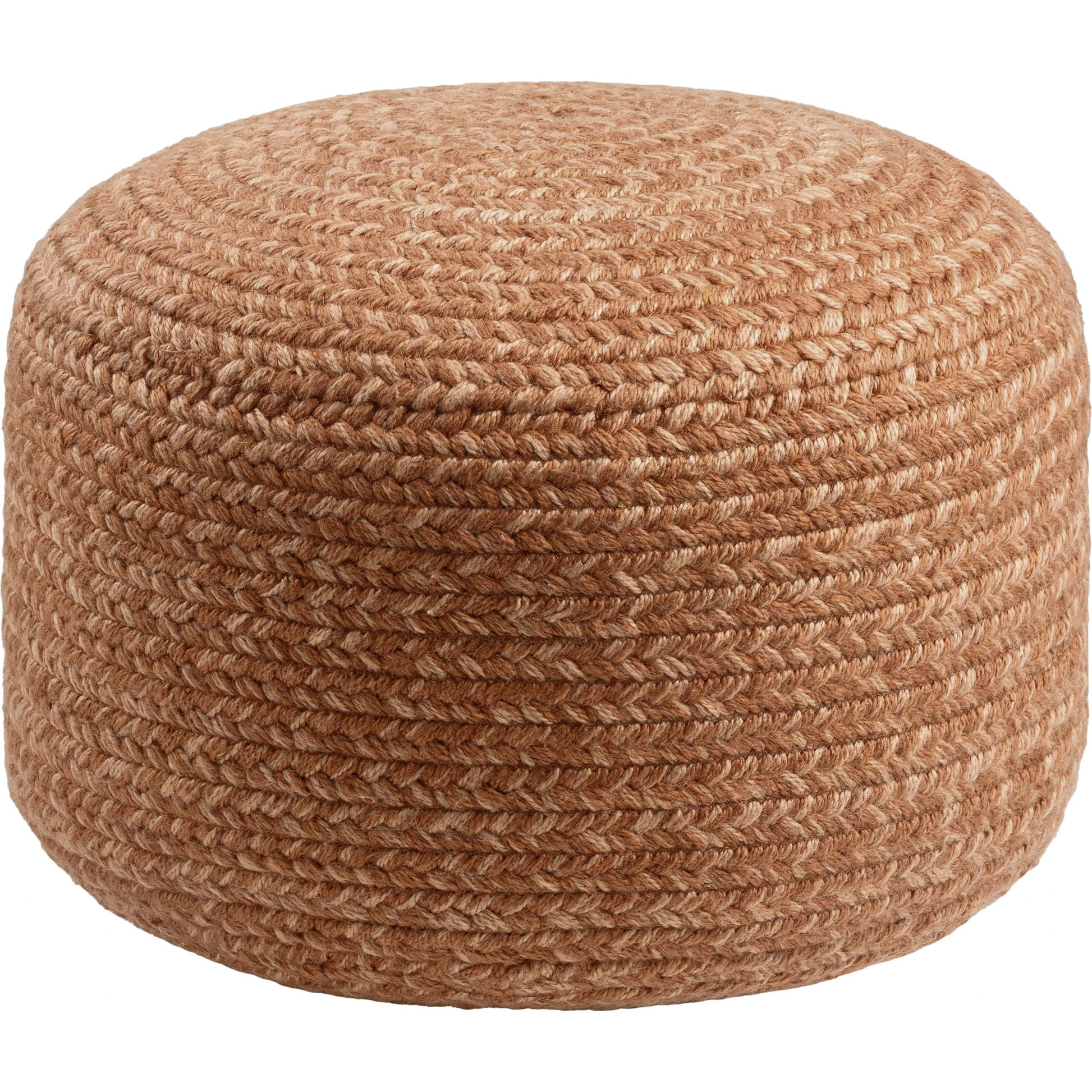 Entwined Indoor/Outdoor Throw by Livabliss. Made from top: 100% recycled pet yarn, bottom: 100% recycled pet yarn, fill: 96% polybeads, 4% polyester, polyfill in a cottage & farmhouse style.