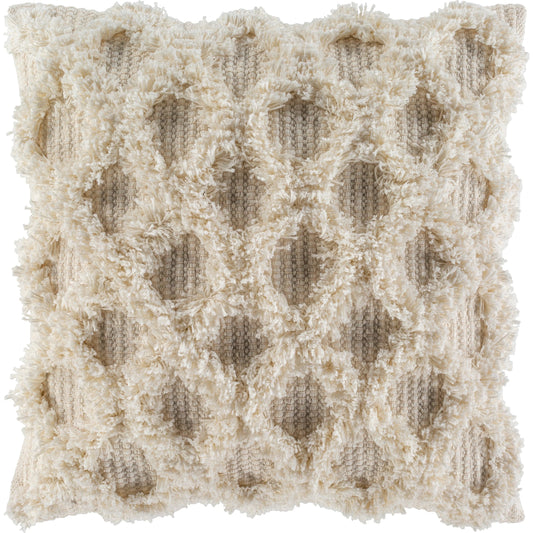 Edric Pillow - 13533 by Livabliss in ivory, white. Made from 100% cotton in a eclectic & global style.