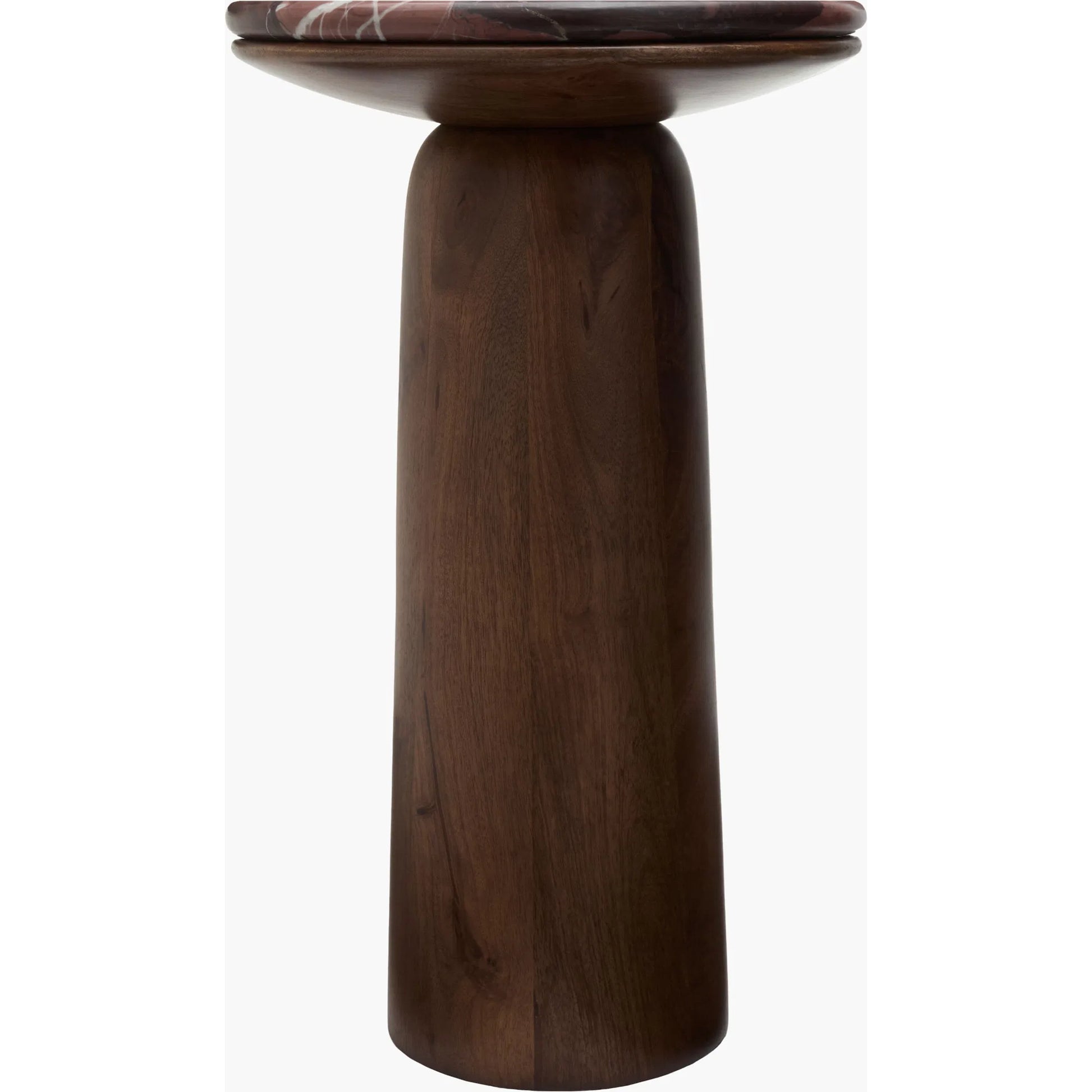 Edra End Table by Surya. Made from marble, mango wood in a modern style.